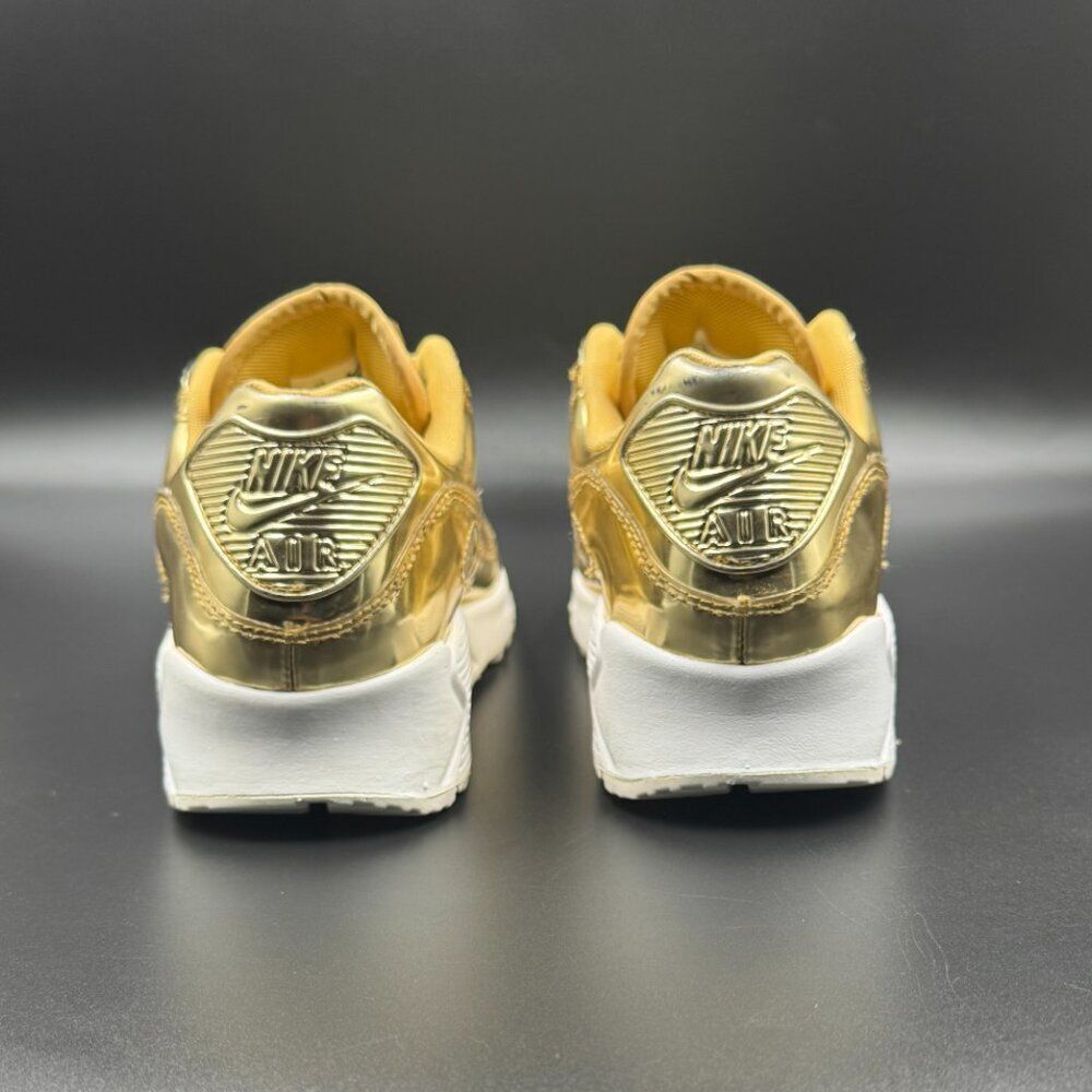 Wmns Nike Air Max 90 Metallic Gold - Picture 5 of 10